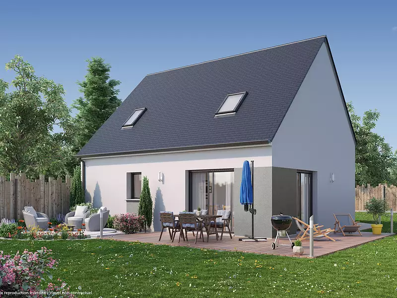 Maison neuve, 95 m² - Jarzé Villages (49140)