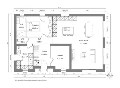 Maison neuve, 149 m²