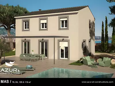 Maison neuve, 76 m²