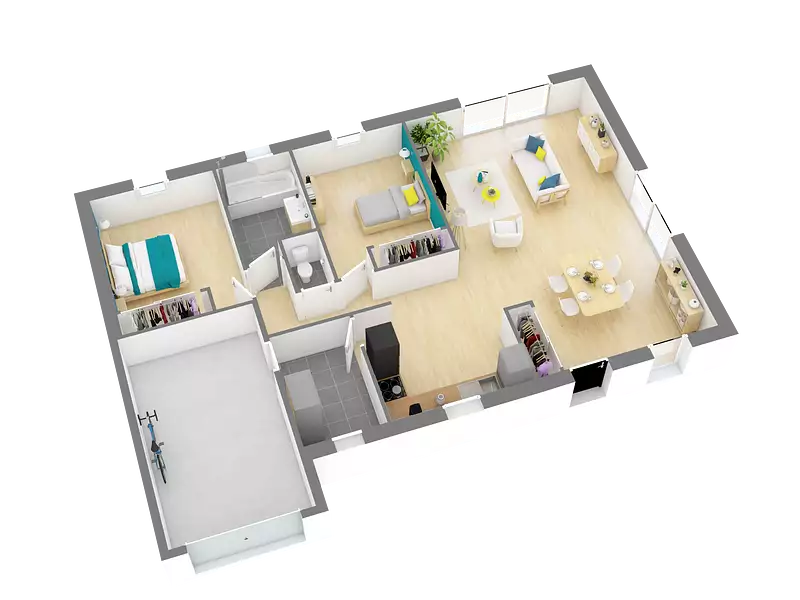 Maison neuve, 79 m² - Dordives (45680)