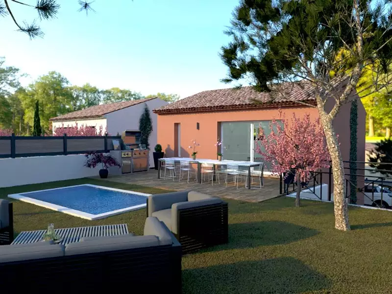 Maison neuve, 93 m² - Pierrefeu-du-Var (83390)