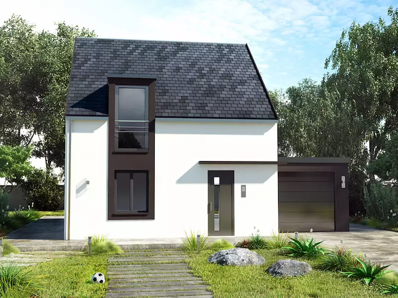 Maison neuve, 86 m² - Crosmières (72200)