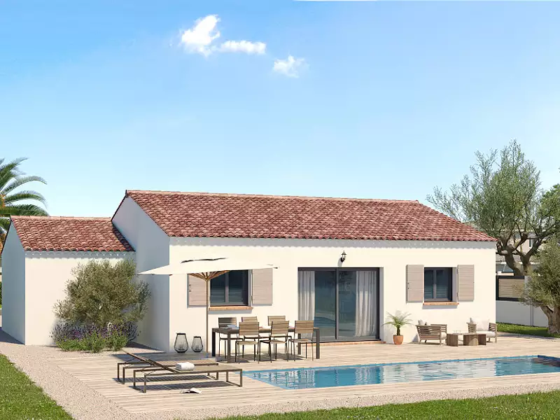 Maison neuve, 87 m² - Barbaira (11800)