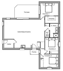 Maison neuve, 86 m²