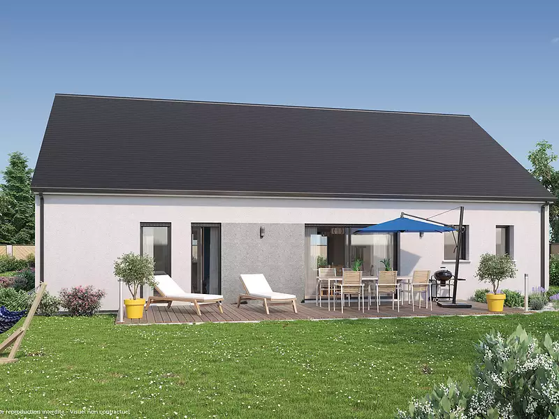 Maison neuve, 104 m² - Pipriac (35550)