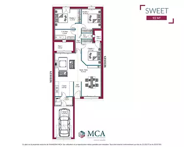 Maison neuve, 91 m²