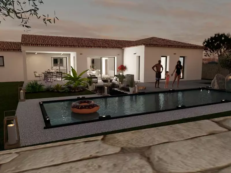 Maison neuve, 100 m² - Allan (26780)