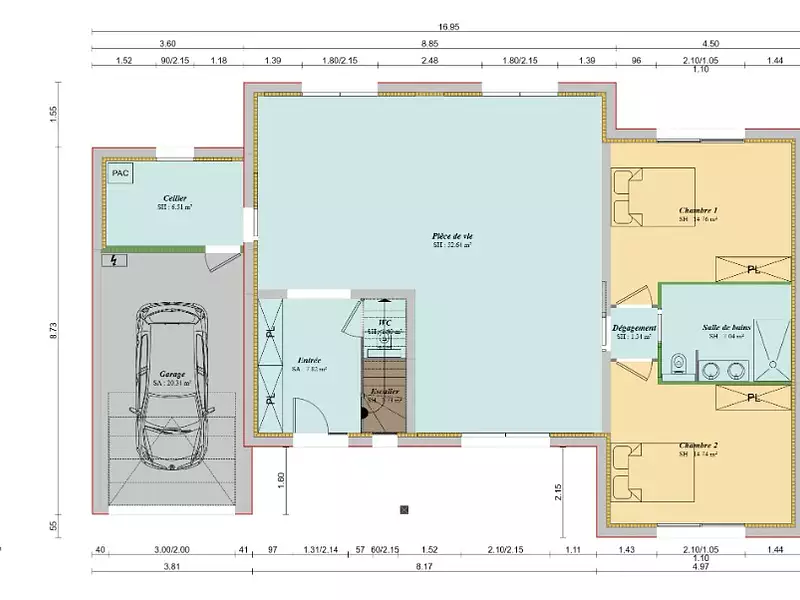 Maison neuve, 167 m² - Quincy-Voisins (77860)