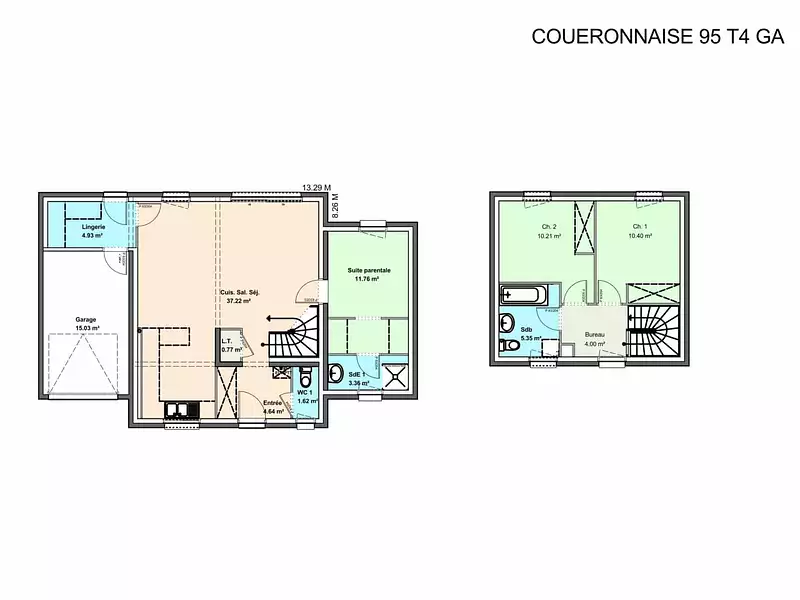 Maison neuve, 95 m² - Saint-Hilaire-de-Riez (85270)