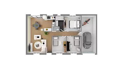 Maison neuve, 72,75 m²