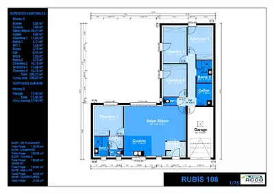Maison neuve, 108 m²