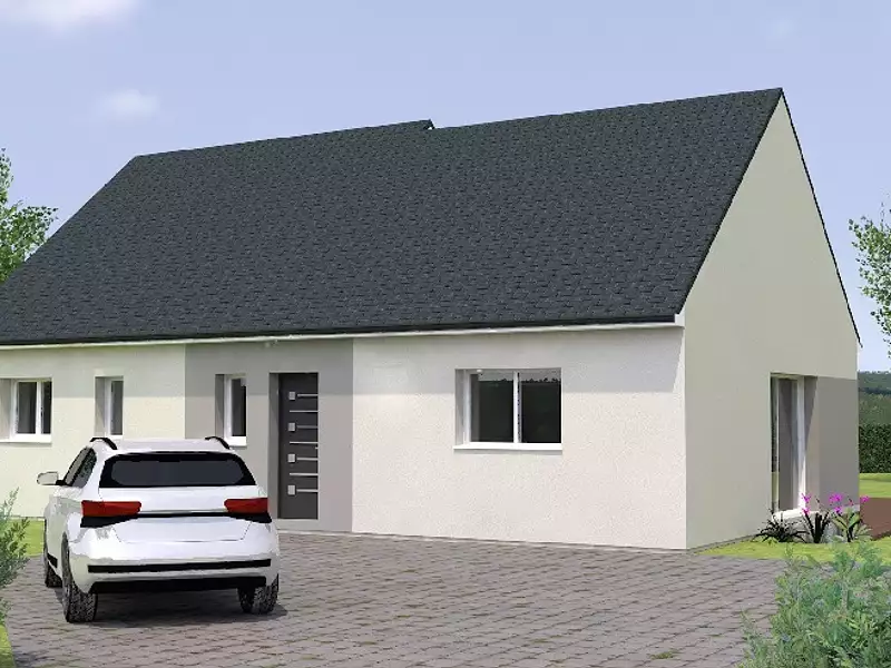 Maison neuve, 96 m² - Bauné (49140)