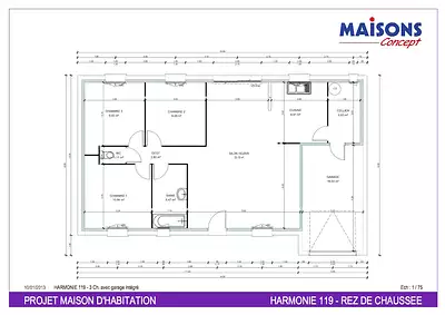 Maison neuve, 100 m²