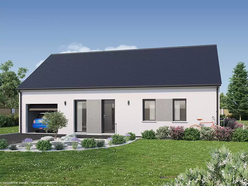Maison neuve, 82 m² - Cardroc (35190)