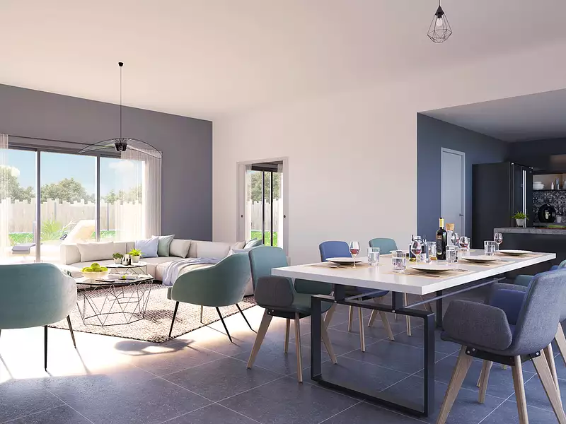 Maison neuve, 145 m² - Le Teich (33470)