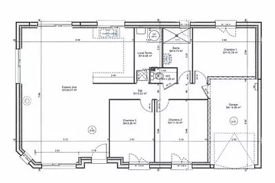 Maison neuve, 91 m²