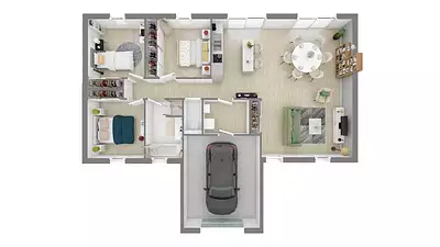 Maison neuve, 102 m²