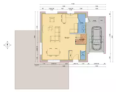 Maison neuve, 90 m²