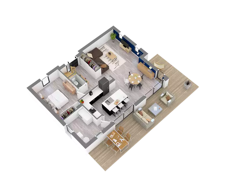 Maison neuve, 125,32 m² - Triel-sur-Seine (78510)