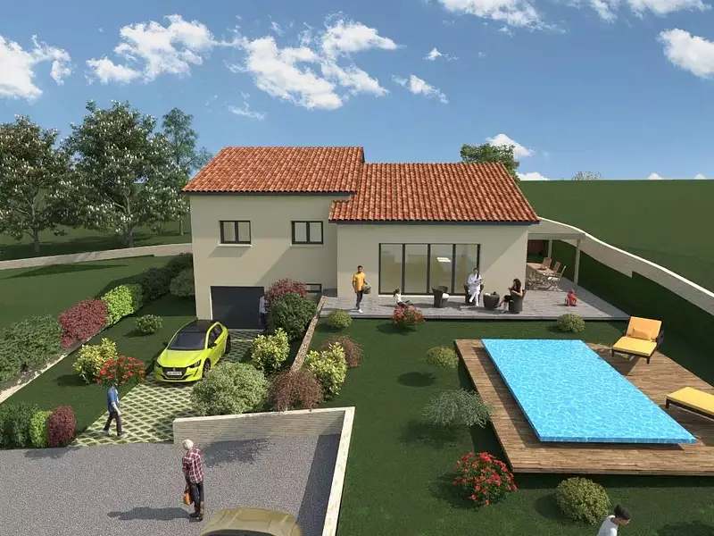 Maison neuve, 143 m² - Brignais (69530)