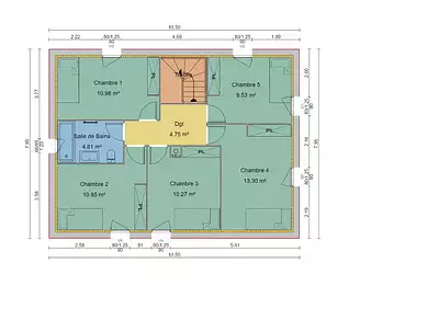 Maison neuve, 116 m²