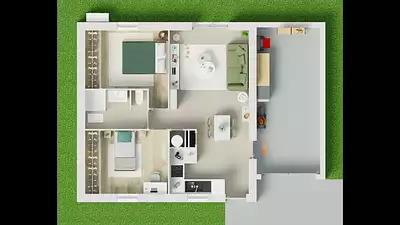 Maison neuve, 50 m²