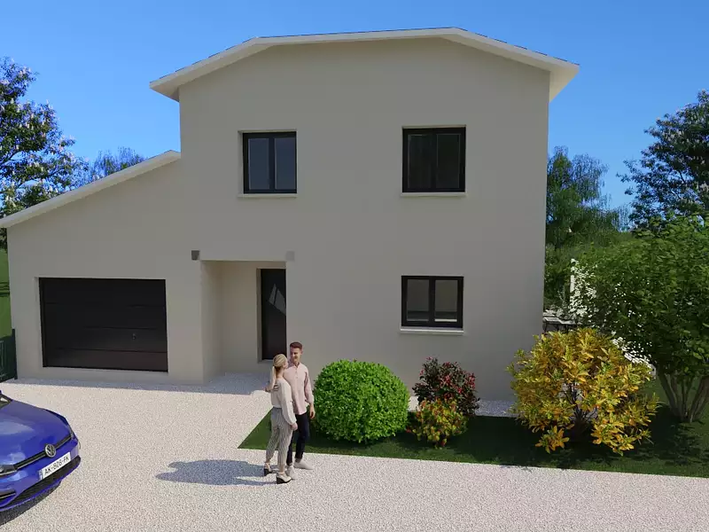 Maison neuve, 100 m² - Saint-Maurice-de-Beynost (01700)
