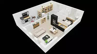 Maison neuve, 50 m²