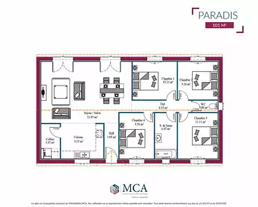 Maison neuve, 64 m²