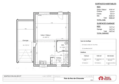 Maison neuve, 96 m²