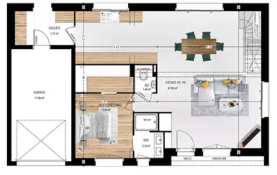 Maison neuve, 115 m²