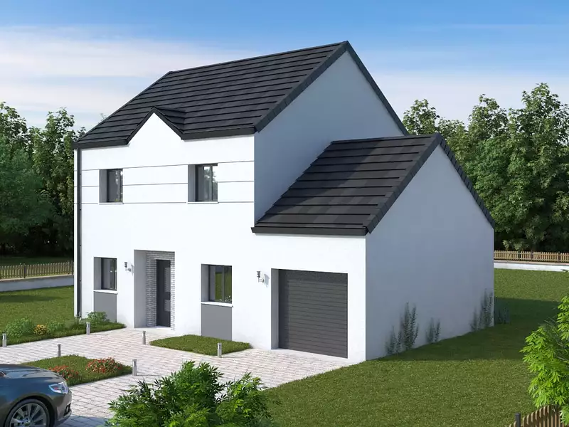 Maison neuve, 103,48 m² - Saint-Chéron (91530)