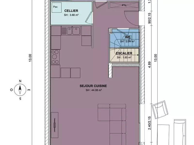 Maison neuve, 122 m² - Montigny-lès-Cormeilles (95370)
