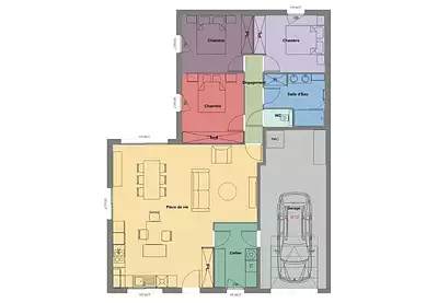 Maison neuve, 97 m²