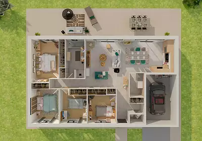 Maison neuve, 101 m²