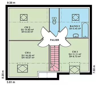 Maison neuve, 94 m²