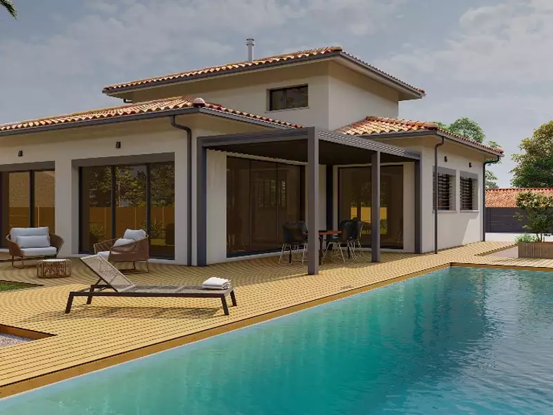Maison neuve, 123 m² - Bordeaux (33200)