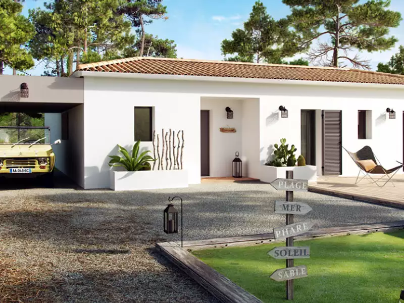 Maison neuve, 97 m² - Le Taillan-Médoc (33320)