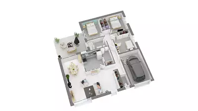 Maison neuve, 90 m²