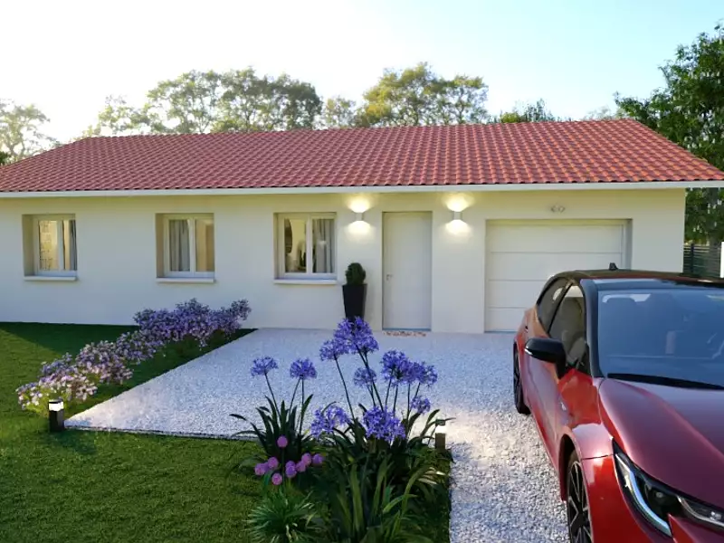 Maison neuve, 85 m² - Anneyron (26140)