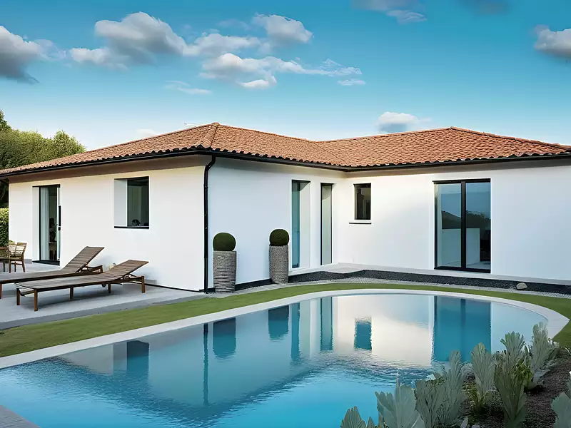 Maison neuve, 95 m² - Ballon (17290)