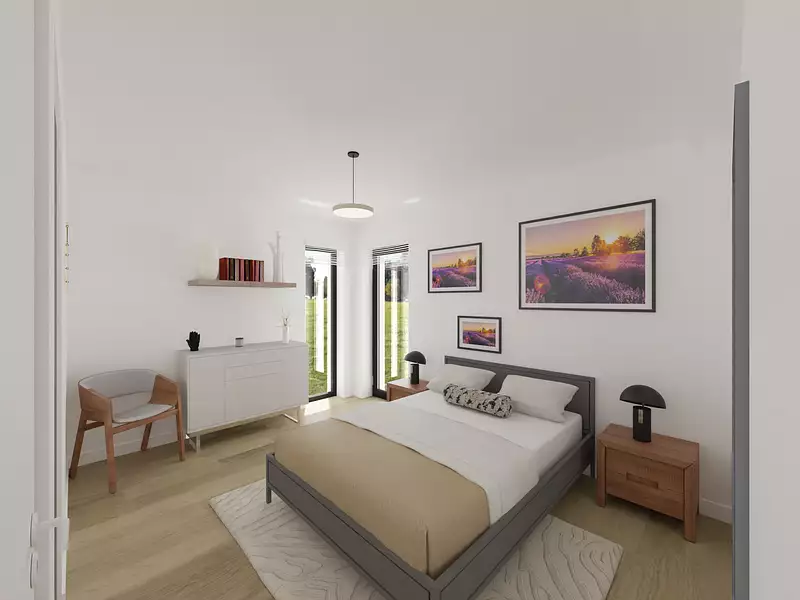 Maison neuve, 140,72 m² - Thue et Mue (14740)