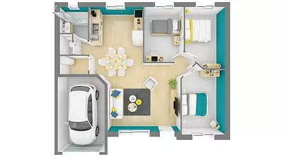 Maison neuve, 73 m²