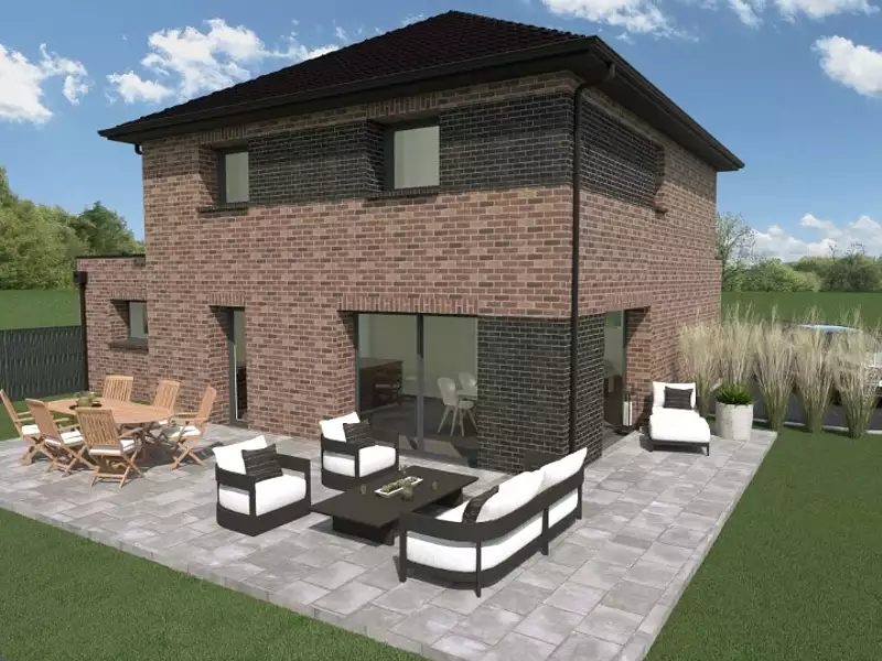 Maison neuve, 145 m² - Wambaix (59400)