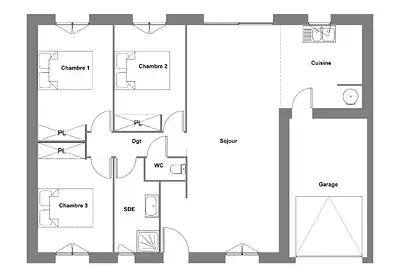 Maison neuve, 80 m²