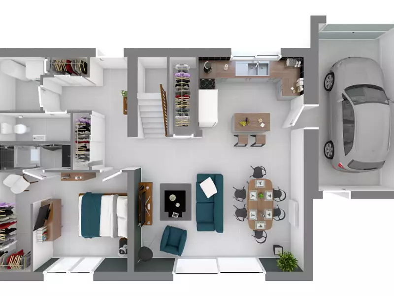 Maison neuve, 112 m² - Pouzolles (34480)