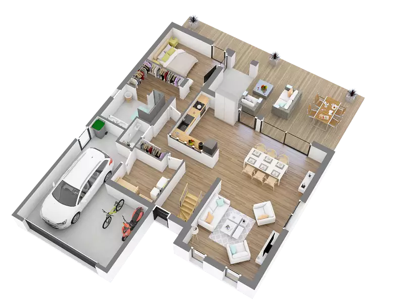 Maison neuve, 148,35 m² - Les Molières (91470)