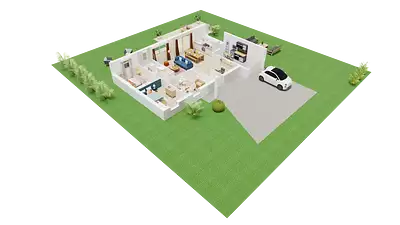 Maison neuve, 88,19 m²