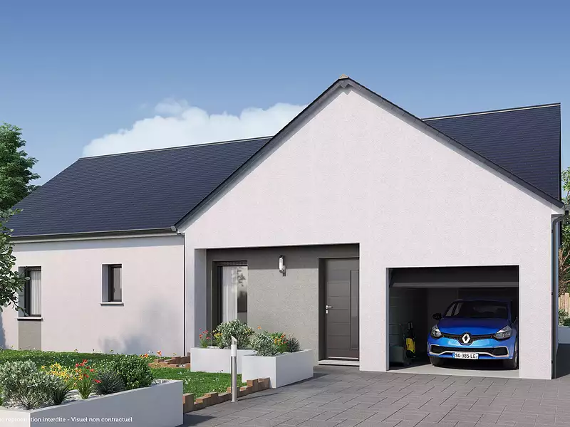 Maison neuve, 89 m² - Langan (35850)