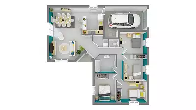 Maison neuve, 89 m²